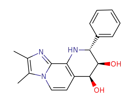 Imidazo[1,2-h][1,7]naphthyridine-7,8-diol,
7,8,9,10-tetrahydro-2,3-dimethyl-9-phenyl-, (7S,8R,9R)-