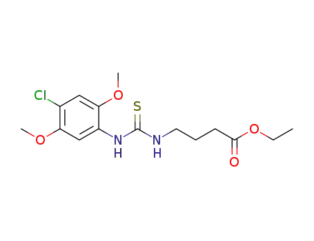ethyl 4-(3-(4-chloro-2,5-dimethoxyphenyl)thioureido)butanoate