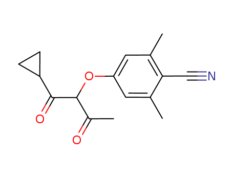 4-(1-cyclopropyl-1，3-dioxobutan-2-yloxy)-2，6-dim ethylbenzonitrile