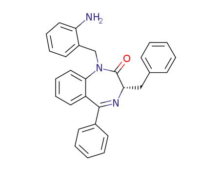 (S)-1-(2-aminobenzyl)-3-benzyl-5-phenyl-1H-benzo[e]-[1,4]diazepin-2(3H)-one