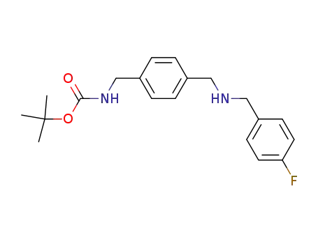 tert-butyl 4-((4-fluorobenzylamino)methyl)benzylcarbamate