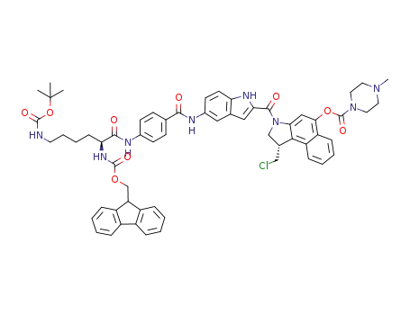 C<sub>61</sub>H<sub>63</sub>ClN<sub>8</sub>O<sub>9</sub>