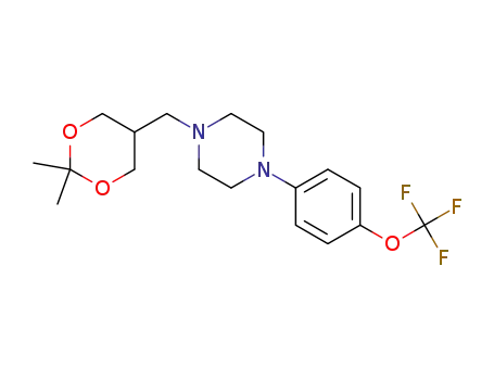 1-(2,2-dimethyl-[1,3]dioxan-5-ylmethyl)-4-(4-trifluoromethoxyphenyl)piperazine