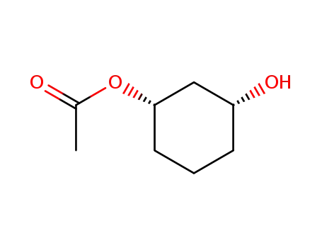 Molecular Structure of 192943-04-7 ((1R,3S)-3-acetoxy-1-cyclohexanol)