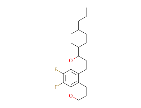 5,6-difluoro-3-(4-propylcyclohexyl)-1,2,3,8,9,10-hexahydropyrano[3,2-f]chromene