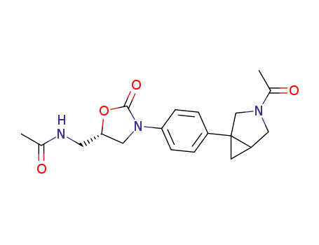 N-(((5S)-3-(4-(3-acetyl-3-azabicyclo[3.1.0]hexan-1-yl)phenyl)-2-oxooxazolidin-5-yl)methyl)acetamide