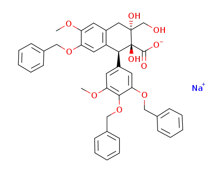 C<sub>41</sub>H<sub>39</sub>O<sub>10</sub><sup>(1-)</sup>*Na<sup>(1+)</sup>
