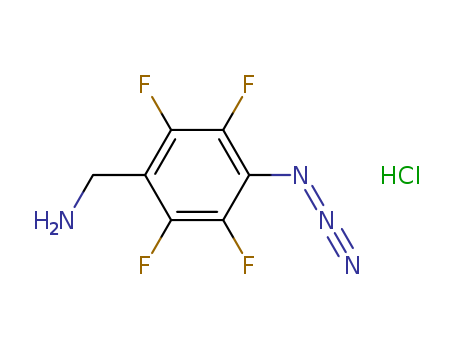 Benzenemethanamine,4-azido-2,3,5,6-tetrafluoro-, hydrochloride (1:1)