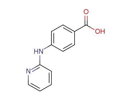 Molecular Structure of 19825-34-4 (Benzoic acid, 4-(2-pyridinylamino)-)