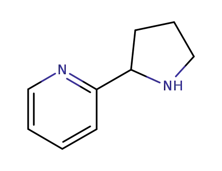 Molecular Structure of 77790-61-5 (2-PYRROLIDIN-2-YLPYRIDINE)