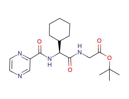 (S)-tert-butyl 2-(2-cyclohexyl-2-(pyrazine-2-carboxamido)acetamido)acetate