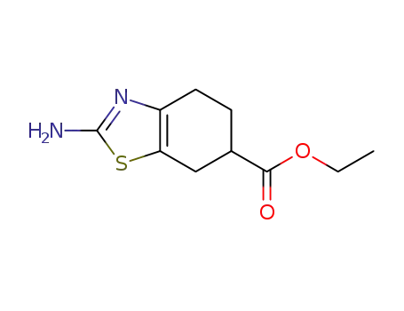 Molecular Structure of 134136-00-8 (ethyl 2-amino-4,5,6,7-tetrahydrobenzo[d]thiazole-6-carboxylate)