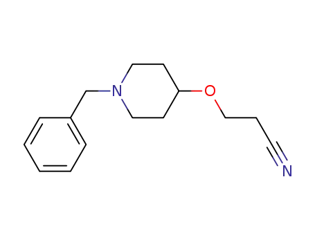 Molecular Structure of 175203-64-2 (3-[(1-BENZYL-4-PIPERIDYL)OXY]PROPANENITRILE)