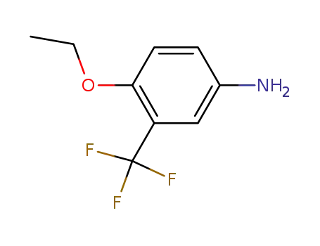 Molecular Structure of 2713-74-8 (4-ETHOXY-3-TRIFLUOROMETHYL-PHENYLAMINE)