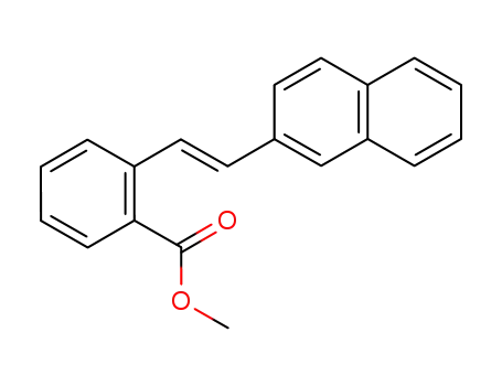 Benzoic acid, 2-[2-(2-naphthalenyl)ethenyl]-, methyl ester, (E)-