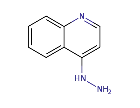 Molecular Structure of 15793-93-8 (4-Hydrazinoquinoline)