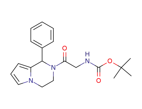 tert-butyl 2-oxo-2-(1-phenyl-3,4-dihydropyrrolo[1,2-a]pyrazin-2(1H)-yl)ethylcarbamate