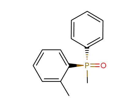 Molecular Structure of 71457-20-0 (Phosphine oxide, methyl(2-methylphenyl)phenyl-, (R)-)