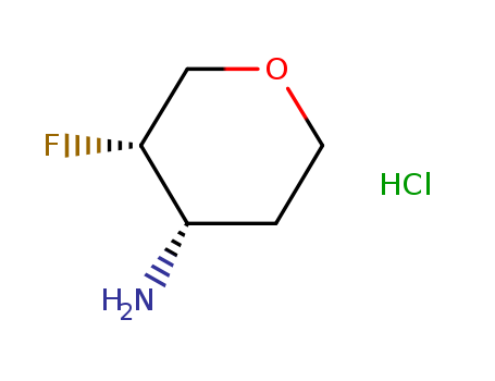 Rel-(3r,4s)-3-fluorooxan-4-amine hydrochloride