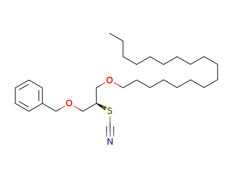 (R)-1-(benzyloxy)-3-(octadecyloxy)propan-2-thiocyanate
