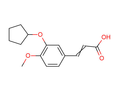 3-[3-(Cyclopentyloxy)-4-methoxyphenyl]acrylic acid