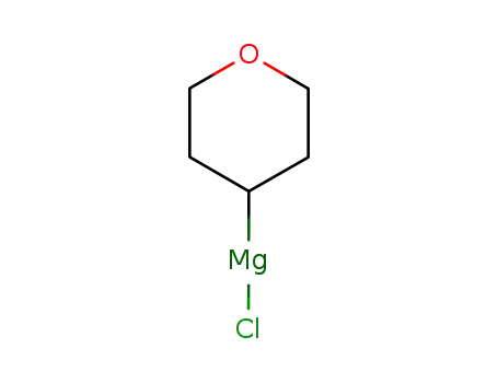 Molecular Structure of 263257-15-4 (Tetrahydropyran-4-ylmagnesium chloride, 0.50 M in THF)