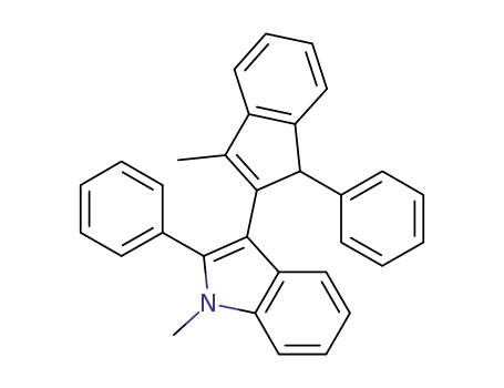 1-methyl-3-(3-methyl-1-phenyl-1H-inden-2-yl)-2-phenyl-1H-indole