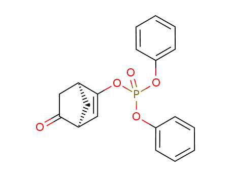 Molecular Structure of 1040140-83-7 ((1S,4S)-5-oxobicyclo[2.2.1]hept-2-en-2-yl diphenyl phosphate)