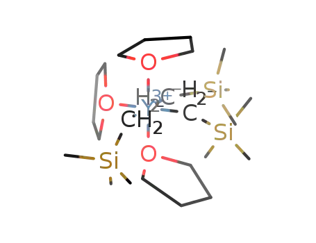 Y(CH<SUB>2</SUB>SiMe<SUB>3</SUB>)<SUB>3</SUB>(THF)<SUB>2</SUB>