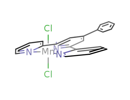 Molecular Structure of 133598-07-9 ({Cl<sub>2</sub>(4'-phenyl-2,2':6',2''-terpyridine)manganese(II)})