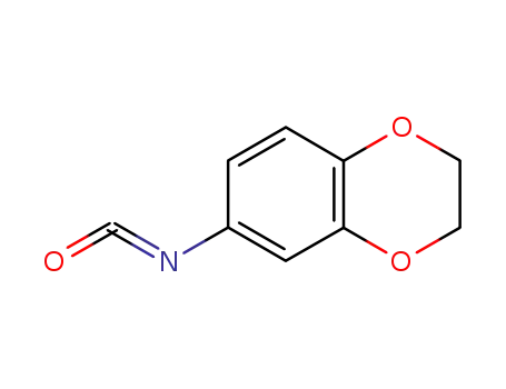 Molecular Structure of 100275-94-3 (2,3-DIHYDRO-1,4-BENZODIOXIN-6-YL ISOCYANATE)