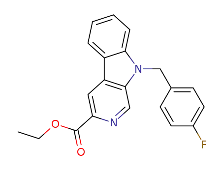 ethyl 9-(4-fluorobenzyl)-β-carboline-3-carboxylate