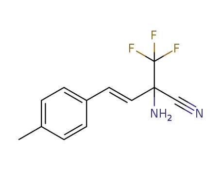 2-amino-4-p-tolyl-2-(trifluoromethyl)but-3-enenitrile