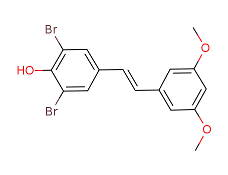 (E)-2,6-dibromo-4-(3,5-dimethoxystyryl)phenol