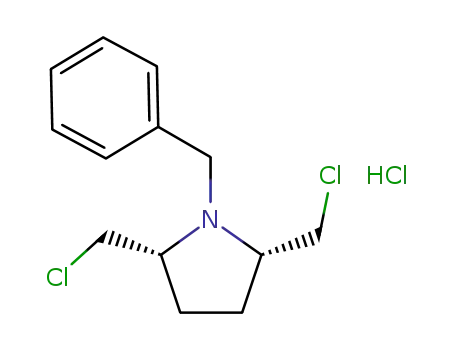 cis-1-Benzyl-2,5-bis(chloromethyl)pyrrolidine Hydrochloride