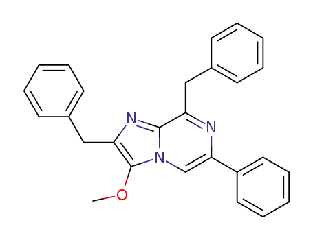 Imidazo[1,2-a]pyrazine, 3-methoxy-6-phenyl-2,8-bis(phenylmethyl)-