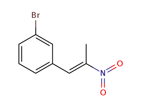 Molecular Structure of 116272-75-4 (1-(3-BROMOPHENYL)-2-NITROPROPENE)