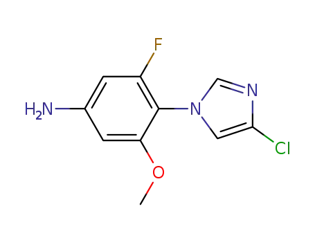 4-(4-chloro-1H-imidazol-1-yl)-3-fluoro-5-methoxyaniline