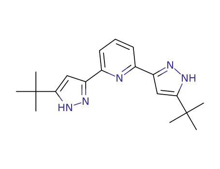 Molecular Structure of 1380612-64-5 (2,6-bis(5-(tert-butyl)-1H-pyrazol-3-yl)pyridine)