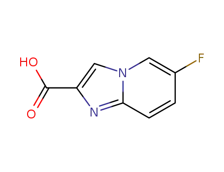Molecular Structure of 367500-94-5 (2-Carboxy-6-fluoroimidazo[1,2-a]pyridine)