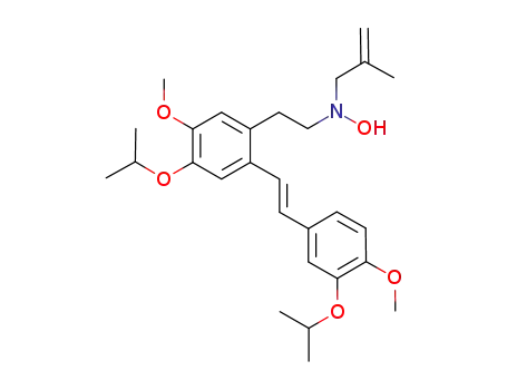 (E)-2-[2-(3-isopropoxy-4-methoxystyryl)-4-isopropoxy-5-methoxyphenyl]-N-hydroxy-2-methylprop-2-en-1-amine