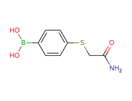 {4-[(2-amino-2-oxoethyl)thio]phenyl}boronic acid