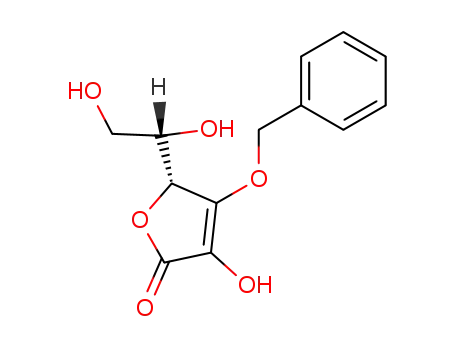 Molecular Structure of 86404-08-2 ((2R)-3-benzyloxy-2-[(1S)-1,2-dihydroxyethyl]-4-hydroxy-2H-furan-5-one)