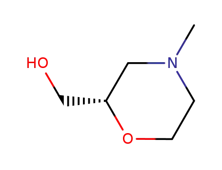 Molecular Structure of 1159598-33-0 ((S)-4-Methyl-2-(hydroxyMethyl)Morpholine)
