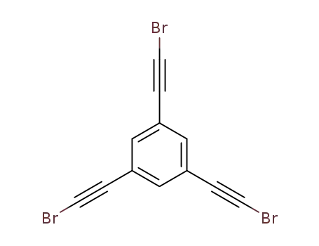 Molecular Structure of 177738-26-0 (Benzene, 1,3,5-tris(bromoethynyl)-)