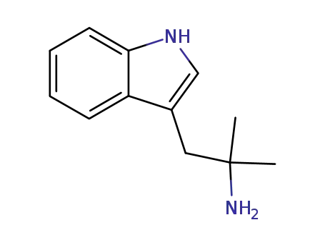 Molecular Structure of 304-53-0 (1-(INDOL-3-YL)-2-METHYLPROPAN-2-AMINE)