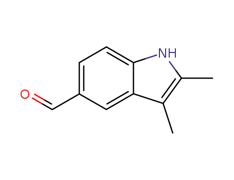 Molecular Structure of 66258-21-7 (2,3-dimethyl-1H-indole-5-carbaldehyde)