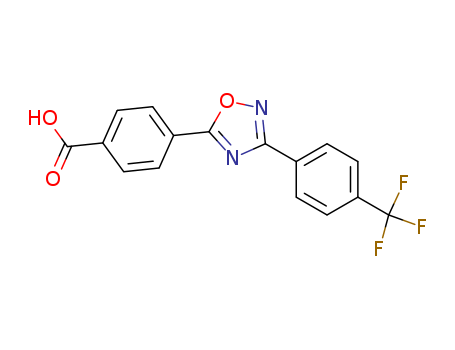 4-(3-(4-(trifluoromethyl)phenyl)-1,2,4-oxadiazol-5-yl)benzoic acid