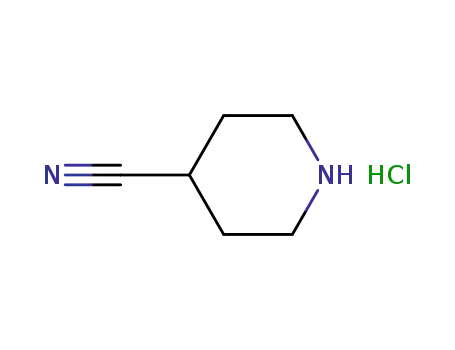 Molecular Structure of 240401-22-3 (4-CYANOPIPERIDINE HCL)