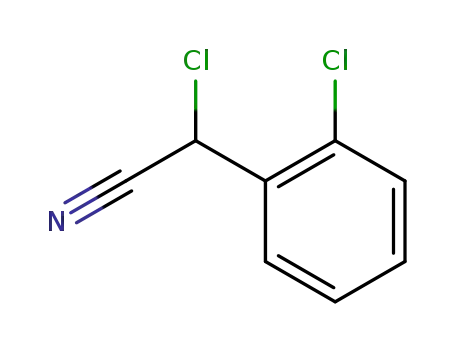 Molecular Structure of 5829-89-0 ((+/-)-α-chloro-(2-chlorophenyl)-acetonitrile)